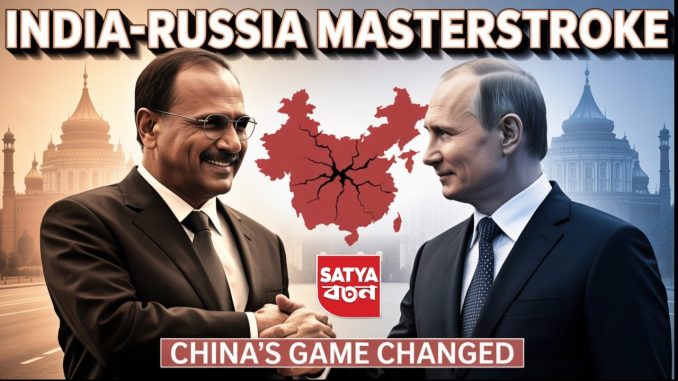 India-Russia Masterstroke changed the Game plan of China